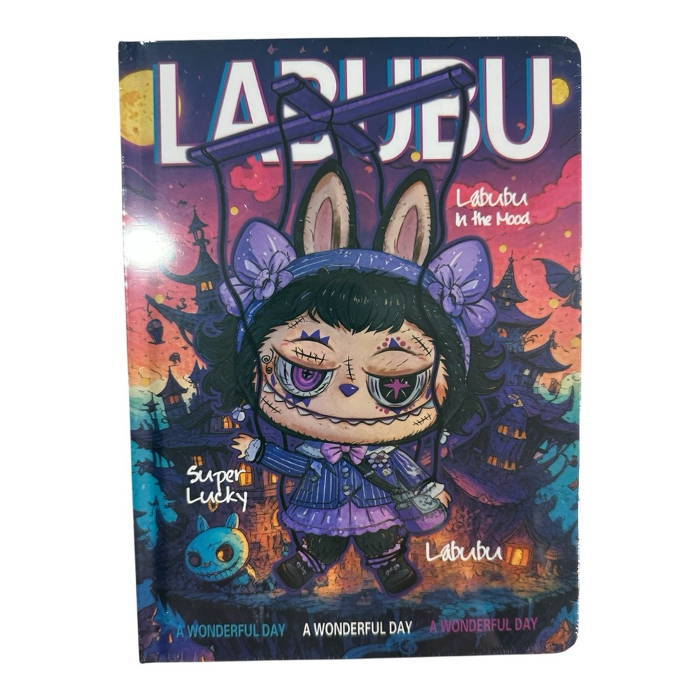 Labubu The Monsters LABUBU Marionette Hardcover 8x6 Notebook